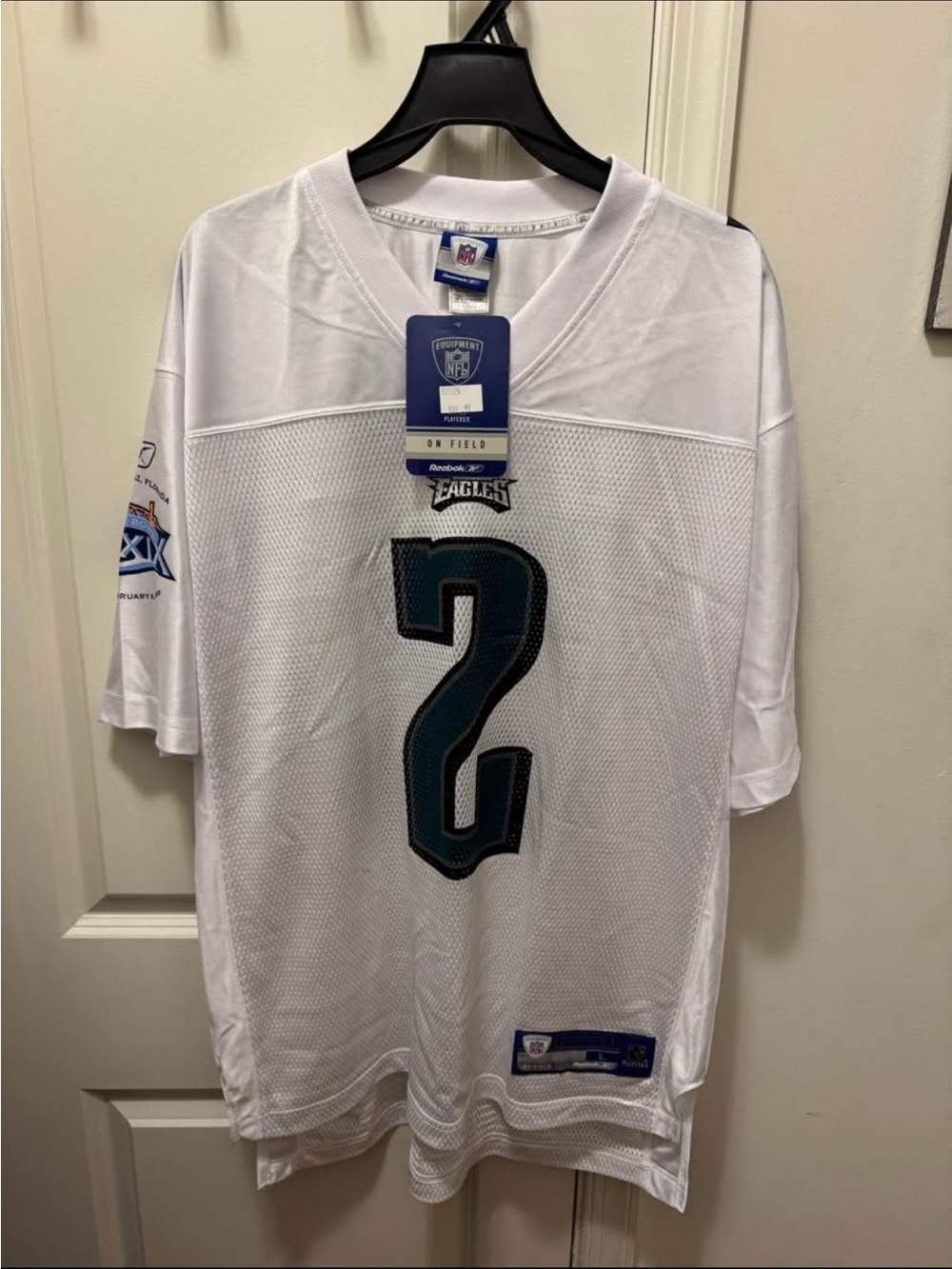 Y2K David Akers Eagles Super Bowl Jersey